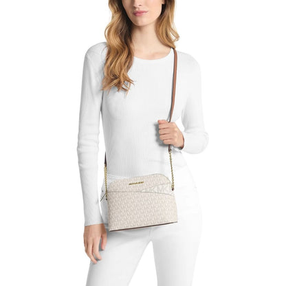 MK Jet Set Travel Medium logo Dome Crossbody